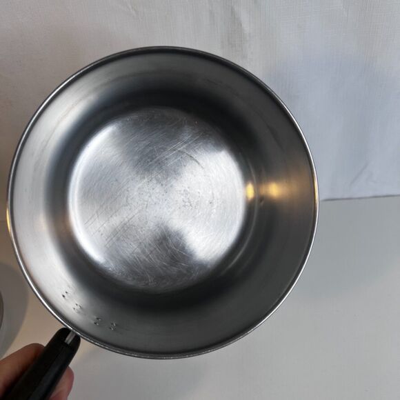 Revere Ware 1801 Copper Clad Saucepan Pot 1 Qt w/ Lid Stainless USA Made - Picture 4 of 16